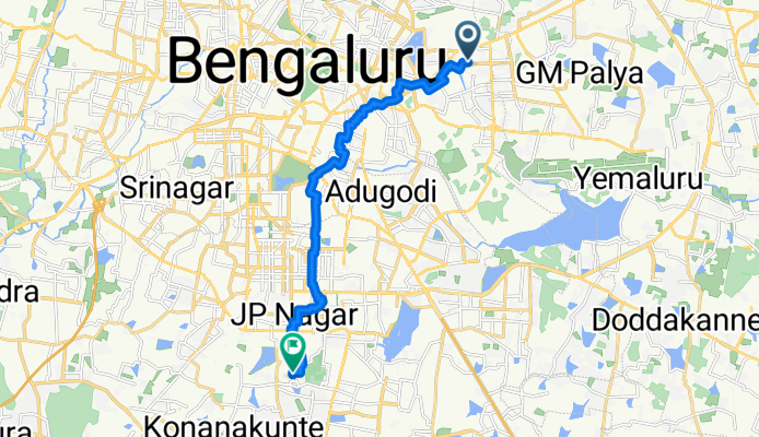 7th Main Road to 3rd Cross Road