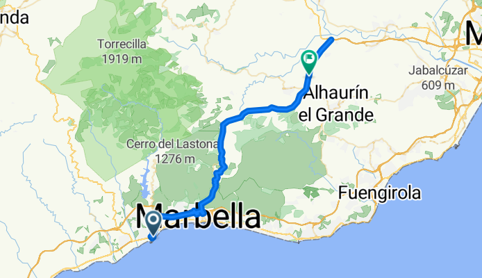 Avenida de las Naciones Unidas B to Calle el Burgo