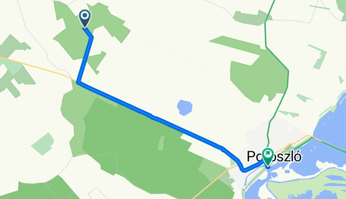 Útvonal innen: Kétút köz