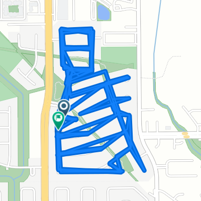 Village Terr, Houston to Village Terr, Houston