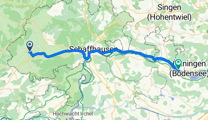 Hallau - Stein am Rhein