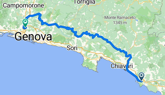 Da Via Fascie bivio S. Bartolomeo a Via dei Carpentieri