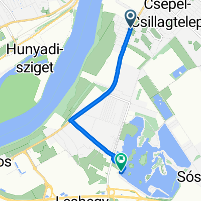 II Rákóczi Ferenc utca, Budapest - Napsugár utca, Szigetszentmiklós