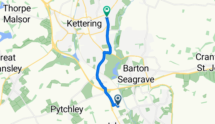 Pytchley, Kettering to Montrose House, Kettering
