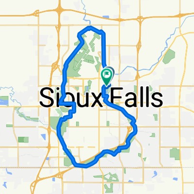 Day 14:  Sioux Falls Bike Trail Loop - Sioux Falls, SD