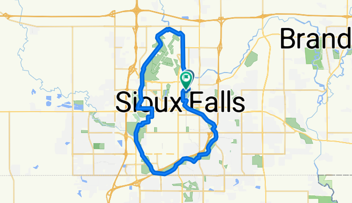 Day 14: Sioux Falls Bike Trail Loop - Sioux Falls, SD