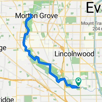 N Pulaski Rd, Chicago to N Pulaski Rd, Chicago