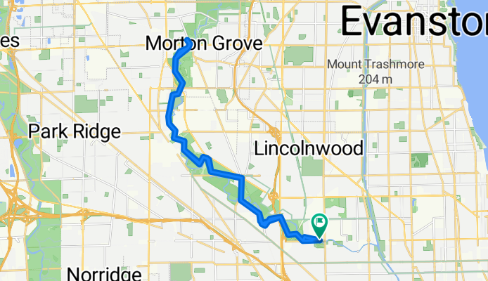 N Pulaski Rd, Chicago to N Pulaski Rd, Chicago