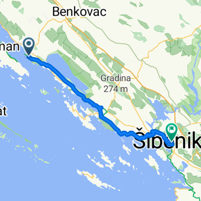 Biograd na Moru - Šibenik