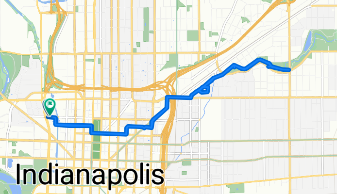 West Saint Clair Street to West Saint Clair Street