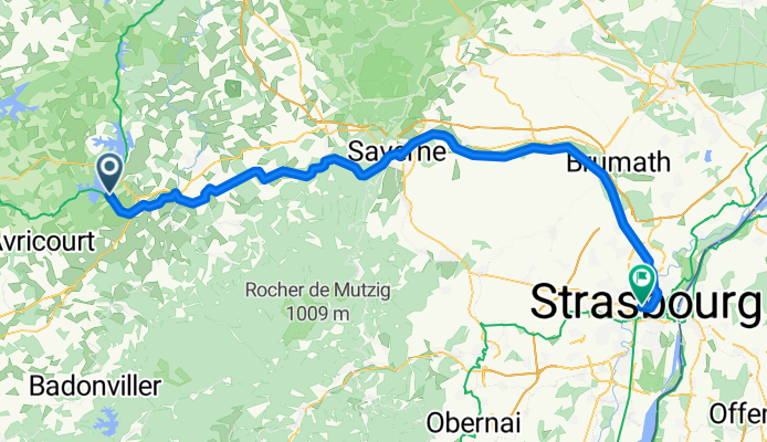 Lorquin - Strasbourg