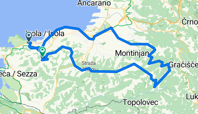 Route in Izola