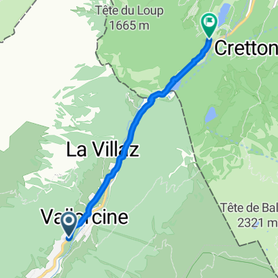 Vallorcine to Chatelard