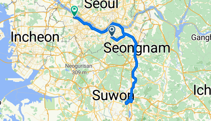 Route to Seoul