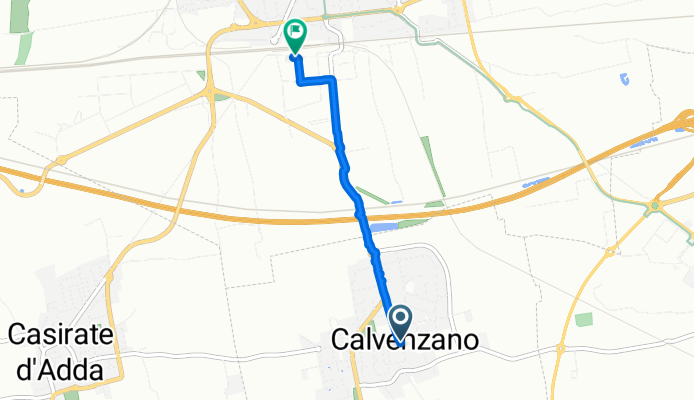 Da Via A. Locatelli a Via Roggia Moschetta