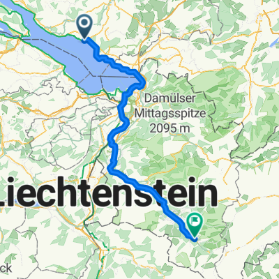 125 km vom Bodensee ins Montafon