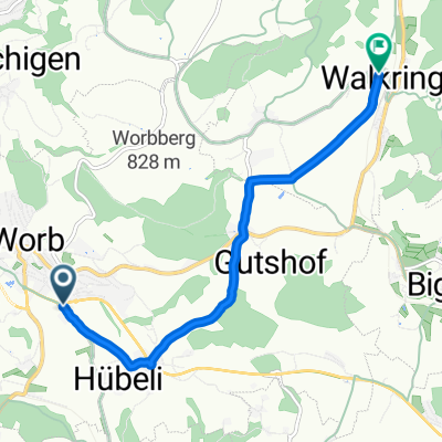 Richigenstrasse, Worb nach Dornistrasse, Walkringen