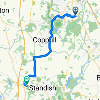 Carr Lane to Charnley Arms, Standish