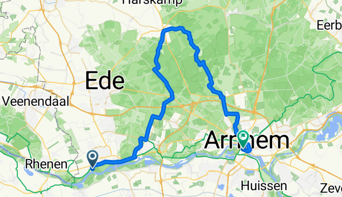 2026_Hanseroute_Tag 2_Wageningen-Arnheim, 48 km