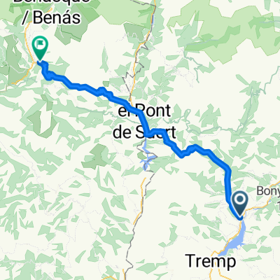 From La Pobla de Segur to Castejón de Sos