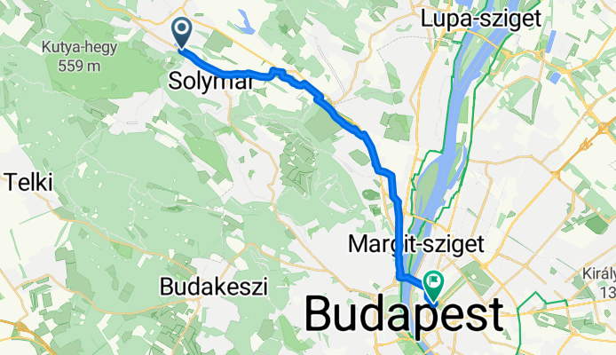 Pilisszentiván - Budapest VI. kerület