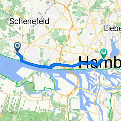 53.564, 9.814 nach 53.556, 9.987