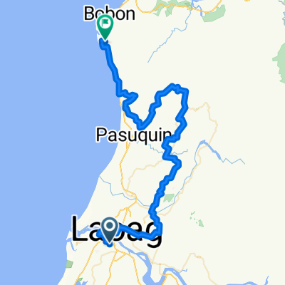 Route from #89 Brgy 49-B Raraburan