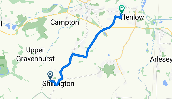 Greenfields, Hitchin to Broad Street, Shefford