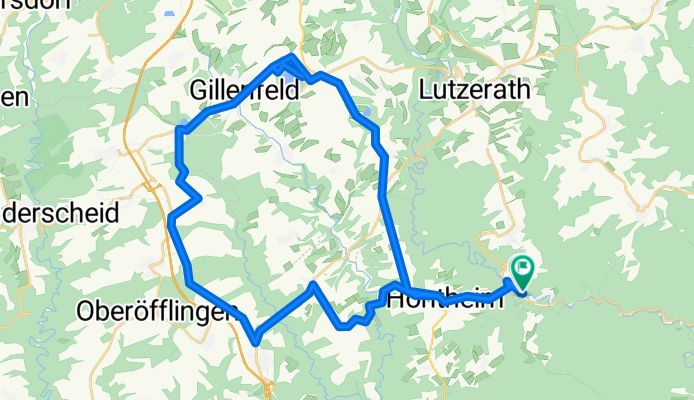 RTC Wochenendfahrt Freitag Tour 1 kurz