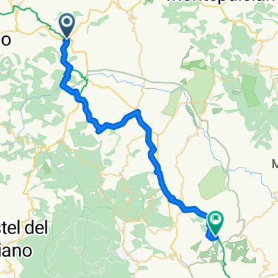 Via Duccio di Buoninsegna, San Quirico d'Orcia nach Via degli Orti, Radicofani