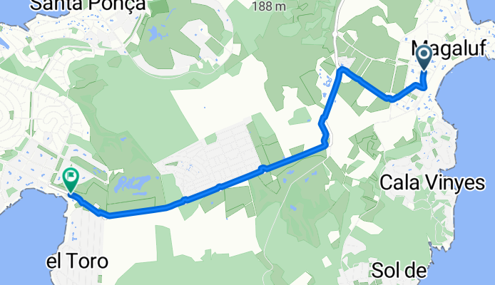 Majorca route 1 (Magaluf)