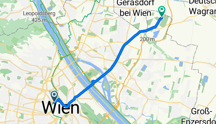 Maria-Theresien-Straße, Wien nach Donaustadt, Wien