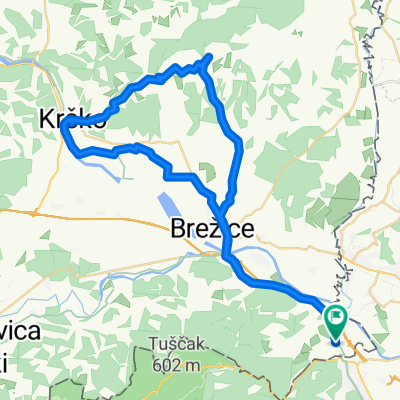 Nova vas - Krško - Zdole - Sromlje - Brežice - Nova vas