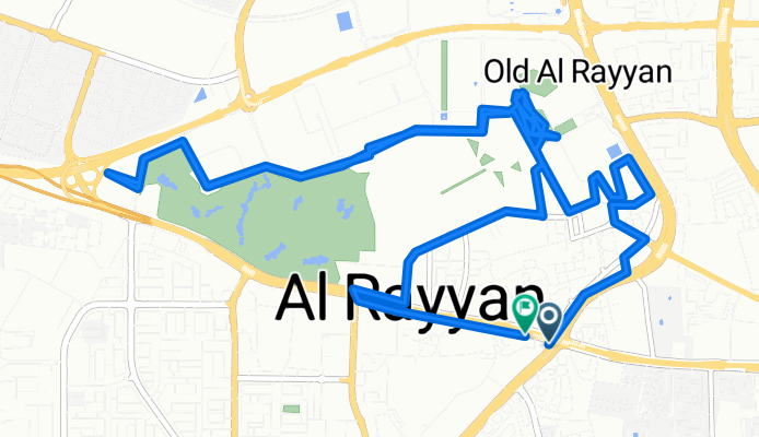 Al Rayyan Al Jadeed Street, Al Rayyan to Al Rayyan Al Jadeed Street, Al Rayyan