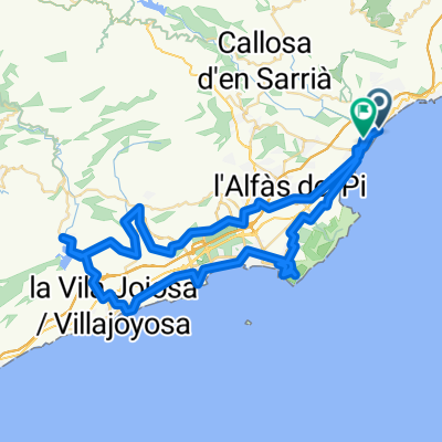 Route in Altea