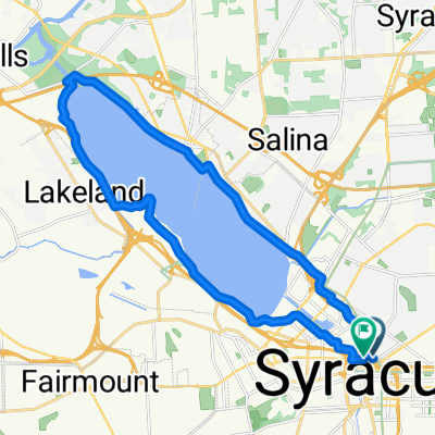 E Willow St, Syracuse to E Willow St, Syracuse