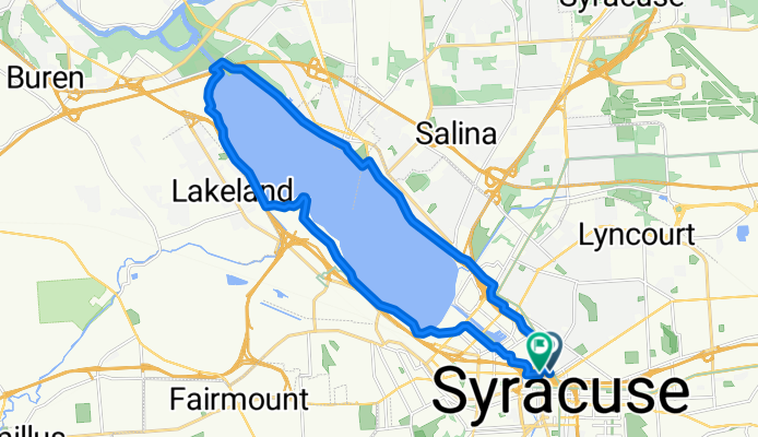 E Willow St, Syracuse to E Willow St, Syracuse