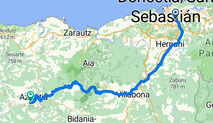 Donostia / San Sebastian - Azpeitia