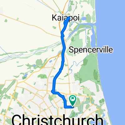 Netherby Ln, Christchurch to Netherby Ln, Christchurch