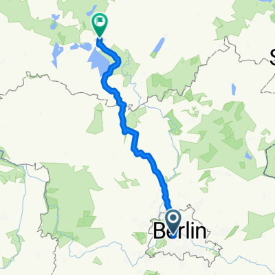 Joachimsthaler Straße, Berlin to Amsee, Waren (Müritz)