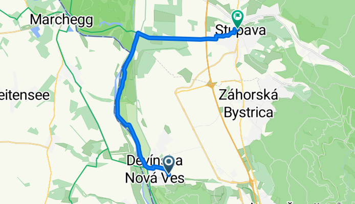 Eisnerova, Bratislava IV až Hlavná, Stupava