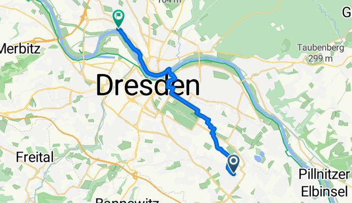 Prohliser Allee nach Altpieschen