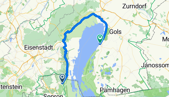 Fő utca - An der Promenade