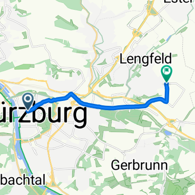 Plattnerstraße, Würzburg nach Friedrich-Bergius-Ring, Würzburg