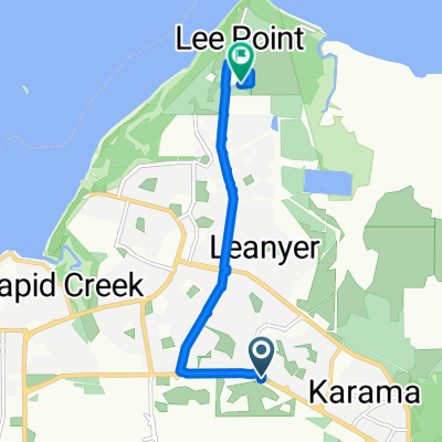 Links Rd, Marrara to Richardson Ward, Lee Point