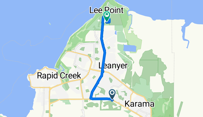 Links Rd, Marrara to Richardson Ward, Lee Point