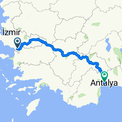 Von Izmir bis Antalya