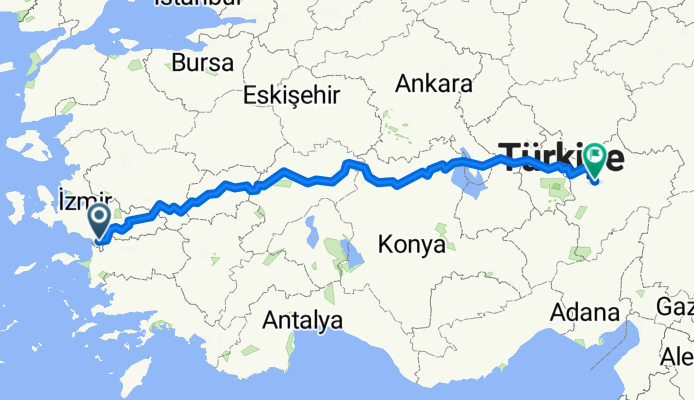 Von Izmir bis Kayseri