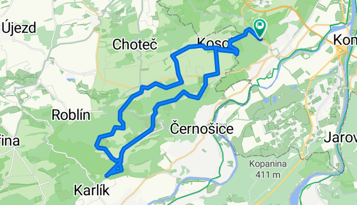 K Cementárně 1b do K Cementárně 1C