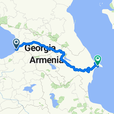 Von Batumi bis Bakı